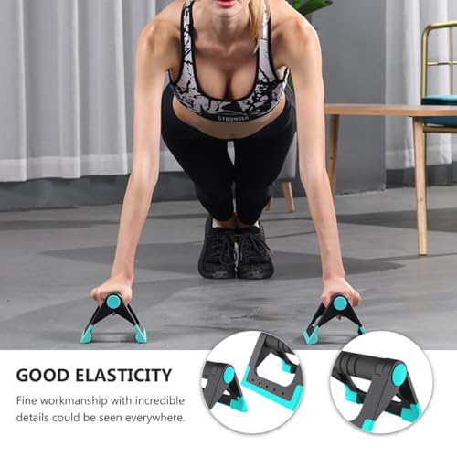 Push-up Stands Pair Indoor Exercise Fitness Equipment Blue Push up Bars Home Strength Training Workout Sports Supplies