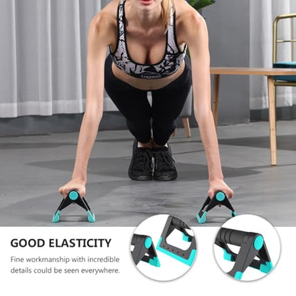 Push-up Stands Pair Indoor Exercise Fitness Equipment Blue Push up Bars Home Strength Training Workout Sports Supplies