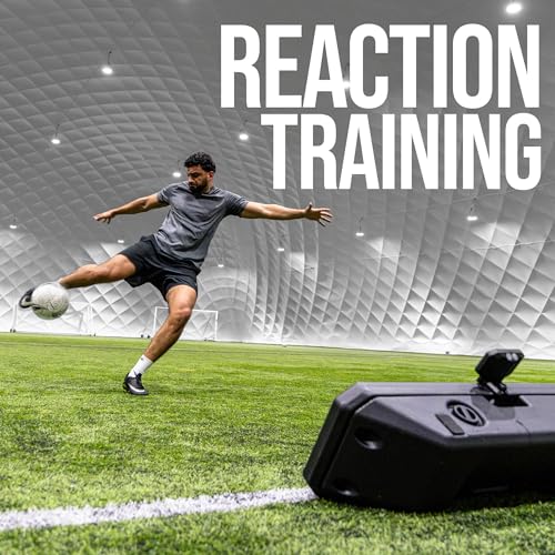 RXTR PRO Coach Soccer Training System - Smart Reaction Light & Soccer Rebound Board with Real-Time Scoring, 17 Pre-Programmed Drills, App-Free Training for All Skill Levels