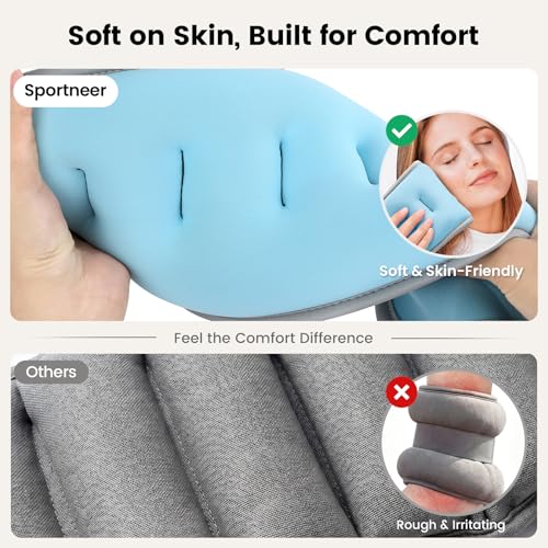 Sportneer Ankle Wrist Weights for Women Men, Pair of 1/2/4/6/10 LB Wearable Leg Arm Weights for Walking, Running, Pilates, Strength Training, Physical Therapy & Home Fitness
