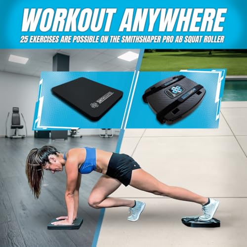 PRO Exerciser & Super Pad Bundle - 25 Exercises Professional Strength Model, Full Body Workout, Build Muscle, Sculpt, Shape, Strengthen Abs, Butt, Core, Legs & More
