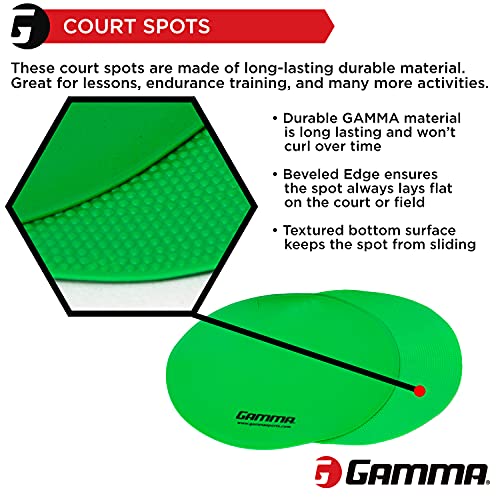 Gamma Sports Court Training Essentials, Courts Spots, Dome Cones, Disc Cones, Mini Court Lines, Pickleball Training, Tennis Training, Racquet Sports, Durable, All Levels of Play!