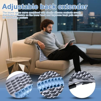 Lower Back Stretcher Arch Lumbar Cracker Board - color: Blue