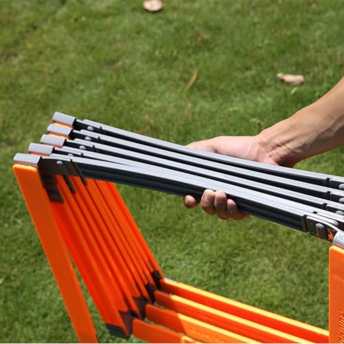 Coordination Training Ladder Multifunctional Agility Hurdle Ladder Fixed Frame Folding Agility Hurdle for Speed Exercises