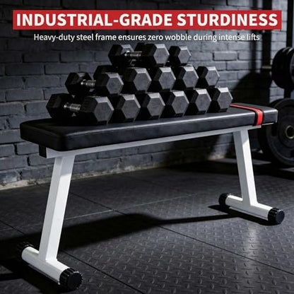 Adjustable Weight Bench, Foldable Flat Incline Decline Workout Bench & All-in-One Home Gym Training Station, Multi-Style & Weight Capacity Optional for Full Body Strength Training