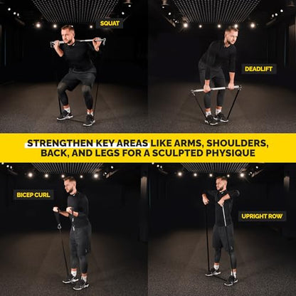 Long Resistance Bands Set, 5 Pull Up Assistance Bands for Working Out - color: Black 3