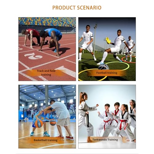 6Pieces Arrows Shaped Agility Cones Rings Set for Sports Drills Movement and Motor Skills Training Basketball Practice Rings
