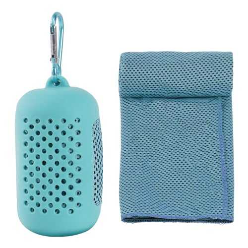 JBM Cooling Towel 40” X 12” Ice Towel Quick Dry Breathable Soft Microfiber Towels for Sports, Camping, Beach, and Outdoor Activities (Teal) - color: Teal