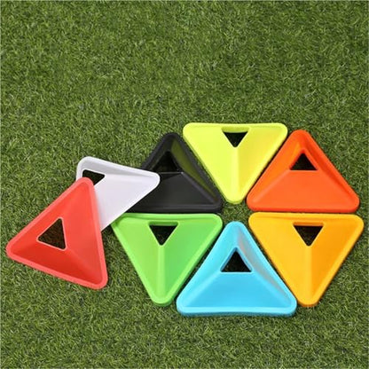 25pcs Soccer Cones with Holder Mark Disk Agility Drills Multi-Sport Training Space for Sports Basketball - color: Black
