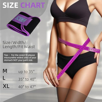Waist Trainer for Women Lower Belly Fat, Waist Sweat Band for Women, Belly Band Sweat Belt, Stomach Wrap, Body Shaper