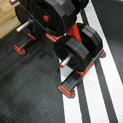 Rubber-Cal Diamond-Plate Rubber Flooring Roll - 3 mm x 4 ft x 2 ft Roll - Black