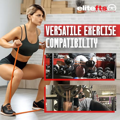 EliteFTS Pro Resistance Band - Boost Core Stability and Flexibility with This Portable, Joint-Friendly Tool - size: Pair, style: PRO MICRO RESISTANCE BAND