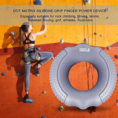 Silicone Finger Gripper Hand Resistance Band Gripping Ring Wrist Stretcher Finger Forearm Trainer Exercise Carpal Expander