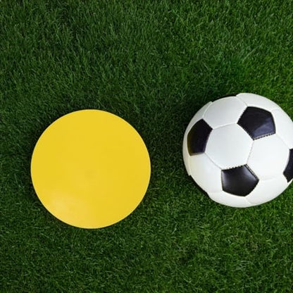 8pcs Soccer Agility Markers Flat Cones Non-Slip Spot Discs for Football Basketball Speed Training Sports Field Marking Equipment
