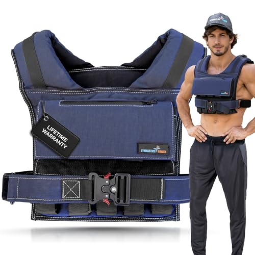 Weighted Vest Adjustable for Men and Women – Workout Weight Training Vest for Fitness, Running, Strength, Exercise & Cross Training