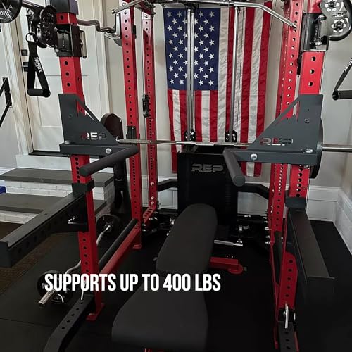 Rep Fitness Dip Bar Attachment | Home Gym Equipment | Pull Up Bar Accessory | Strength Training Attachment for PR-1000 Stationary Rack | Parallettes Bars | Power Tower Add-On | Calisthenics Gear