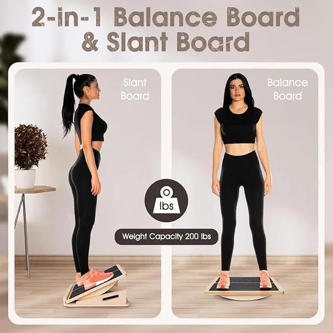Foldable Wooden Stretch Board Adjustable Calf Stretcher Sports Elastic Indoor Outdoor Ankle