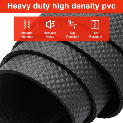 Treadmill Walking Pad Mat for Carpet Floors,32x84 Foldable Treadmill Mat for Hardwood Floors, Non-Slip Exercise Equipment Mat for Under Exercise Bike, Walking Pad & Elliptical, Noise Shock Absorption - size: 32" × 84"