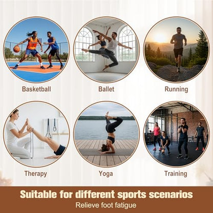 Cork Balance Board - Ankle & Foot Strengthener Kit for Physical Therapy, Plantar Fasciitis Recovery, Core Stability, Enhanced Foot Function, Mobility and Prevent Falls | Balance Trainer