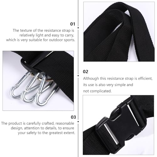 Load-bearing Multifunctional Resistance Sled Pull Harness for Strength Training Tire Strap Materials for Enhanced