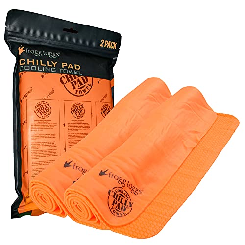 FROGG TOGGS Chilly Pad Cooling Towels, 2 Pack, 33" x 13"