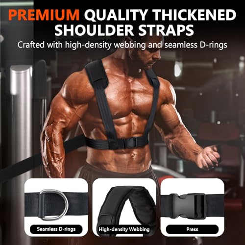 TE DEUM Weight Training Pull Sled, Fitness Strength Speed Training Sled, Steel Power Sled Workout Equipment for Athletic Exercise and Speed Improvement, Only Suitable for 2" Weight Plate