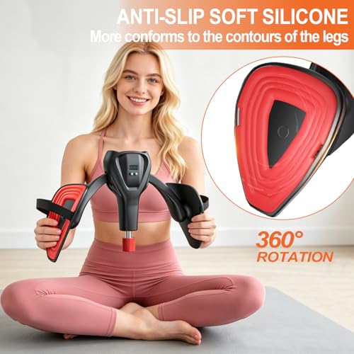 2026 Thigh Master LCD Display - Pelvic Floor Exercise Devices 10-100lb Adjustable Resistance Inner Thigh Exerciser with Leg Band & Poster - Thigh Trainer, Kegel Trainer, Pelvic Health for Women Men