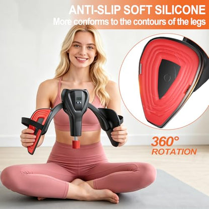2026 Thigh Master LCD Display - Pelvic Floor Exercise Devices 10-100lb Adjustable Resistance Inner Thigh Exerciser with Leg Band & Poster - Thigh Trainer, Kegel Trainer, Pelvic Health for Women Men