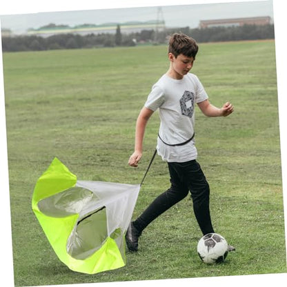 Resistance Parachute for Running Speed Training Explosive Power Agility Development Design for Athletes Fitness Enthusiasts Suitable for Youth Adults Fluorescent Green