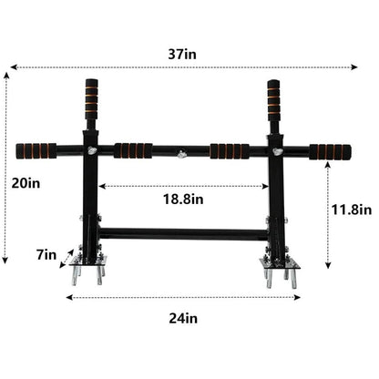 WnewTools Doorway Wall Mounted Pull Up Bar Heavy Duty Chin Gym Workout Training Fitnes Home Fitness Strength Training Equipment