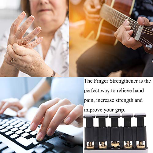 Finger Strengthener, Guitar Beginner Exercier, Finger Trainer, Hand Grip Strength Trainer for Athletes,Musicians