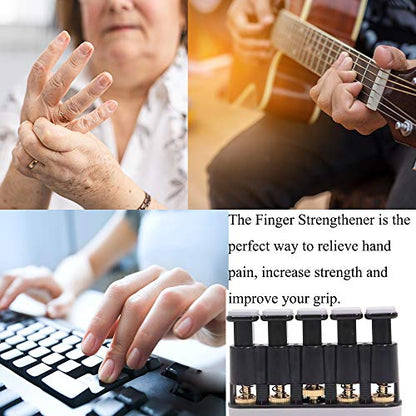 Finger Strengthener, Guitar Beginner Exercier, Finger Trainer, Hand Grip Strength Trainer for Athletes,Musicians