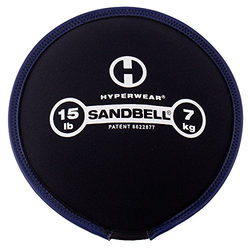 HYPERWEAR SandBell® Soft Sandbag Weight (2–50 lbs) – Pre-Filled with Clean USA Sand, Safe Soft Weight for Strength Training, HIIT, Functional Fitness, Rucking & Home Workouts