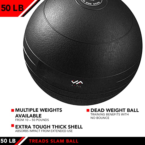 JFIT JFIT Slam Ball - color: Classic Black, size: 50 LB