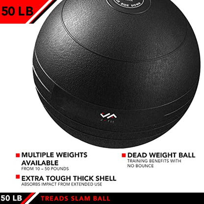 JFIT JFIT Slam Ball - color: Classic Black, size: 50 LB