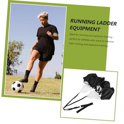balacoo Speed Training Parachute Resistance Parachute for Running Soccer Players Black