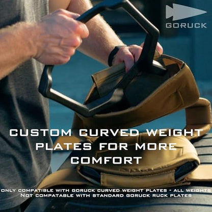 GORUCK Rucking Weighted Vest for Men and Women - Ergonomic Design for Walking, Running, and Weight Loss Training - Adjustable Weighted Vest with Strorage Pocket