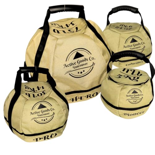 ActiveGoodsCo. Kettlebell Sandbag for fitness workout, different sizes Up to 75lb.