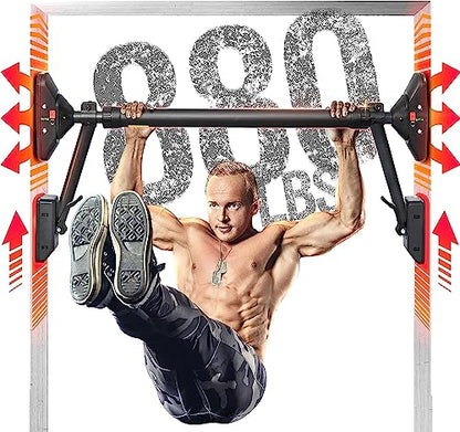 Pull Up Bar/Chin up bar Upper Body Workout Bar, Super load-bearing: Dual Security Locking, Two-way Support Fitness Strength Training Equipment