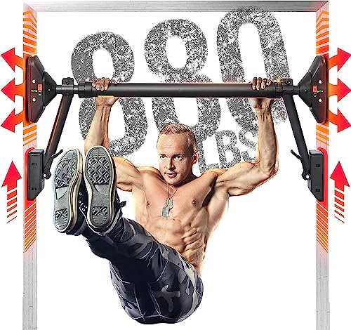Pull Up Bar/Chin up bar Upper Body Workout Bar, Super load-bearing: Dual Security Locking, Two-way Support Fitness Strength Training Equipment