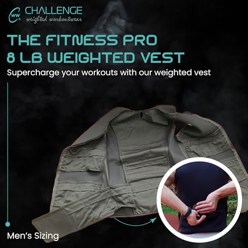 Challenge Weighted Workoutwear 8lb weighted vest