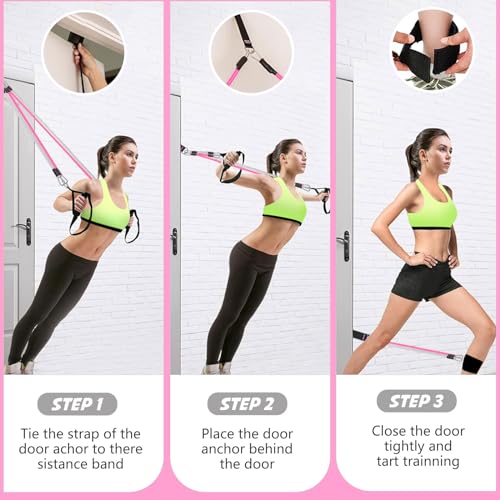 Pilates Bar Kit with Resistance Bands,Pilates Bar with Stackable Bands Workout Equipment for Legs,Hip,Waist and Arm,Exercise Fitness Equipment for Women & Men Home Gym Yoga Pilates - color: Violet