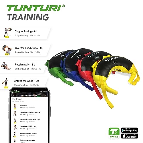 TUNTURI Unisex Adult Functional Fitness Bulgarian Bag
