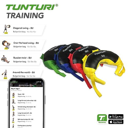 TUNTURI Unisex Adult Functional Fitness Bulgarian Bag