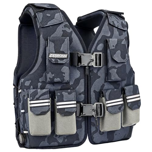 Adjustable Weighted Vest for Men & Women, 2–10lb Workout Vest with Removable Weights, Running Vest with Shoulder & Waist Adjustment System for Strength Training, Weight Loss & Muscle Building - color: Blue, size: 2-10lb