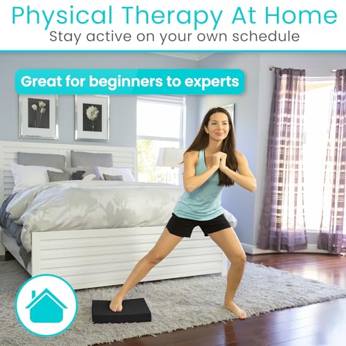 Vive Balance Pad - Foam Large Yoga Mat Trainer for Physical Therapy, Stability Workout, Knee and Ankle Exercise, Strength Training, Rehab - Chair Cushion for Adults, Kids, and Travel
