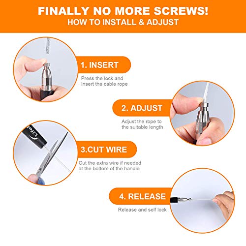 Jump Rope, High Speed Weighted Jump Rope - Premium Quality Tangle-Free - Self-Locking Screw-Free Design - Jump Ropes for Fitness - Skipping Rope for Workout Fitness, Crossfit & Home Exercises - color: Black