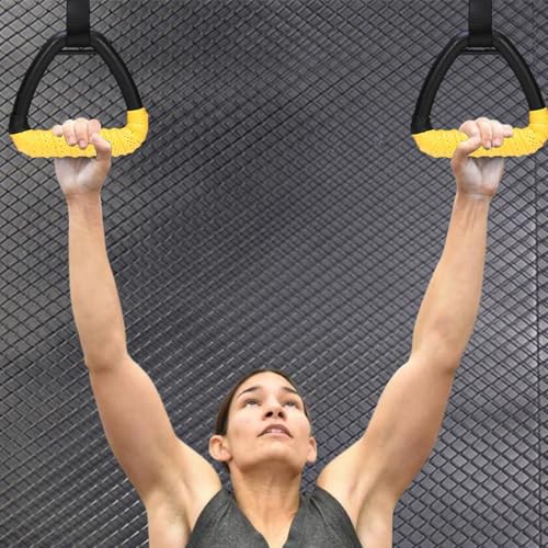 Pull Up Rings Gymnastics Calisthenics Training Equipment - color: 1M
