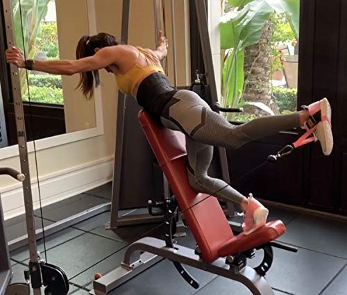 Glute Kickback PRO “Patented” 100% Made in The USA - Cable Machine Ankle Straps - size: Women's