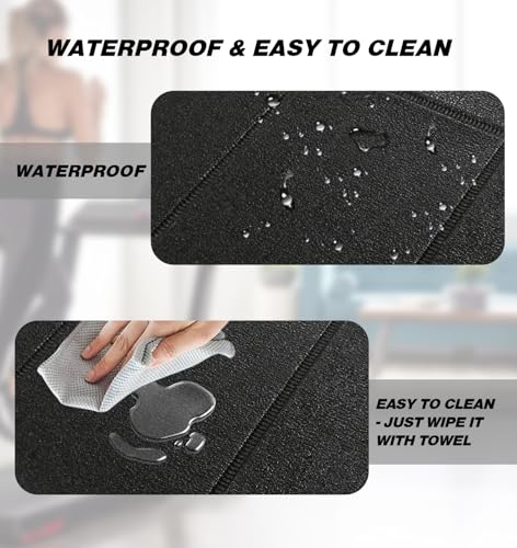 Walking Pad Mat for Carpet, Treadmill Mat for Hardwood Floor, 55"x23.6" High Density, 1/4 Thickness, Non-Slip, Foldable, Floor Protection for Treadmill pad, Elliptical, Bike, Noise Shock Absorption